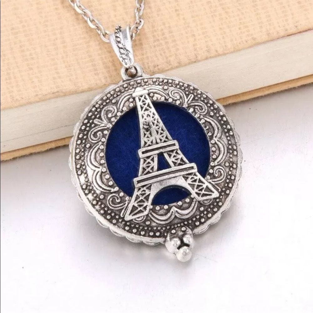 Eiffel Tower Silver Necklace
